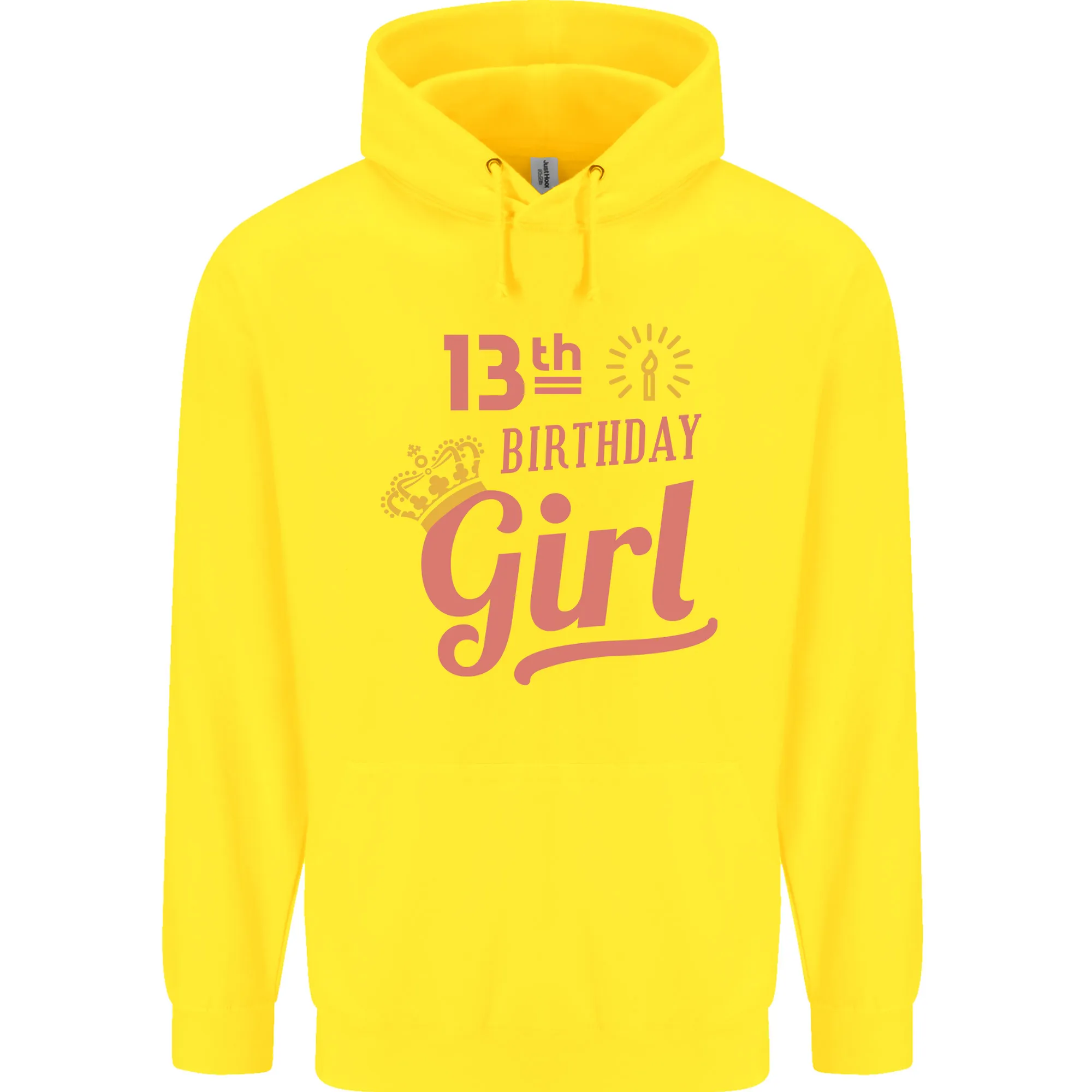 13th Birthday Girl 13 Year Old Princess Childrens Kids Hoodie