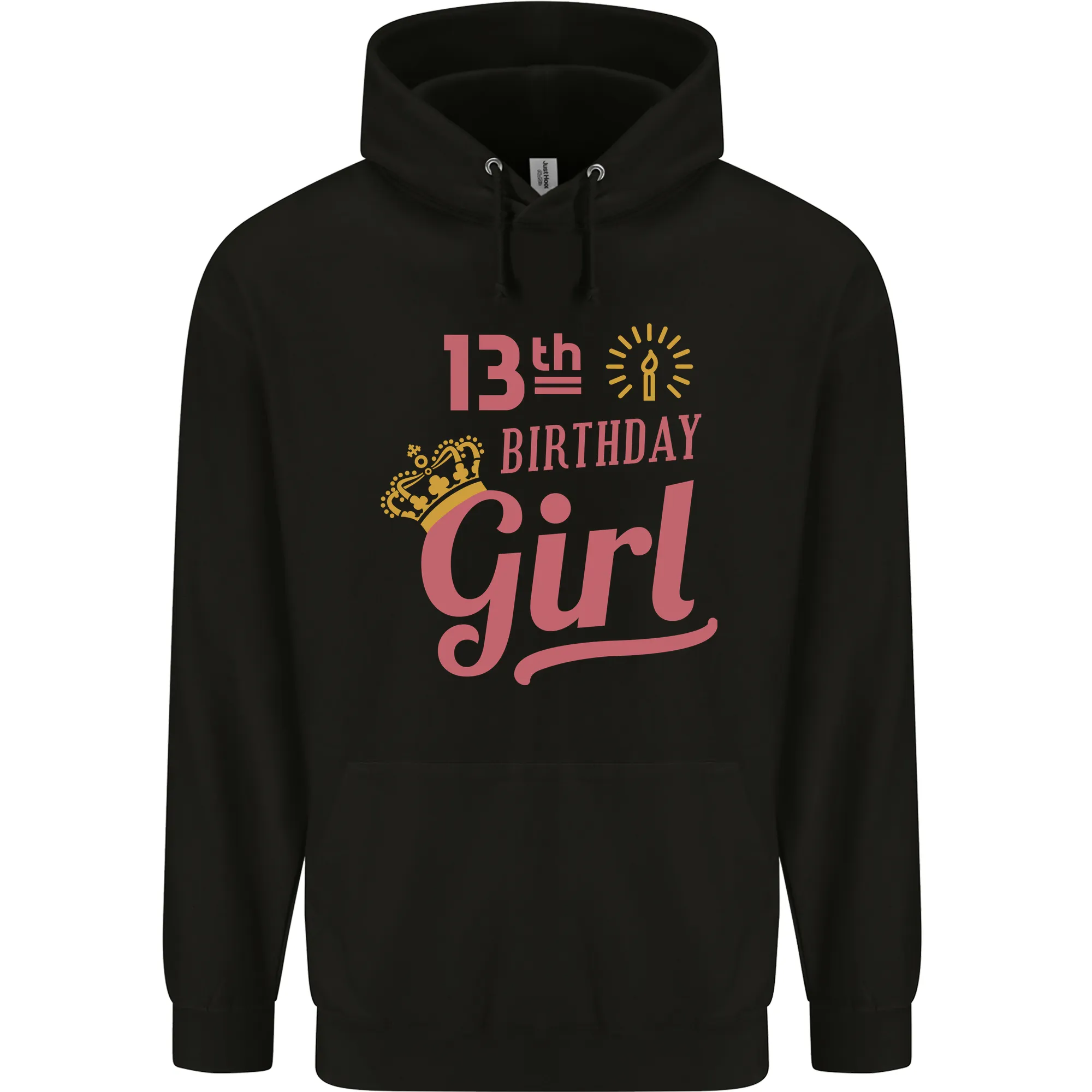 13th Birthday Girl 13 Year Old Princess Childrens Kids Hoodie