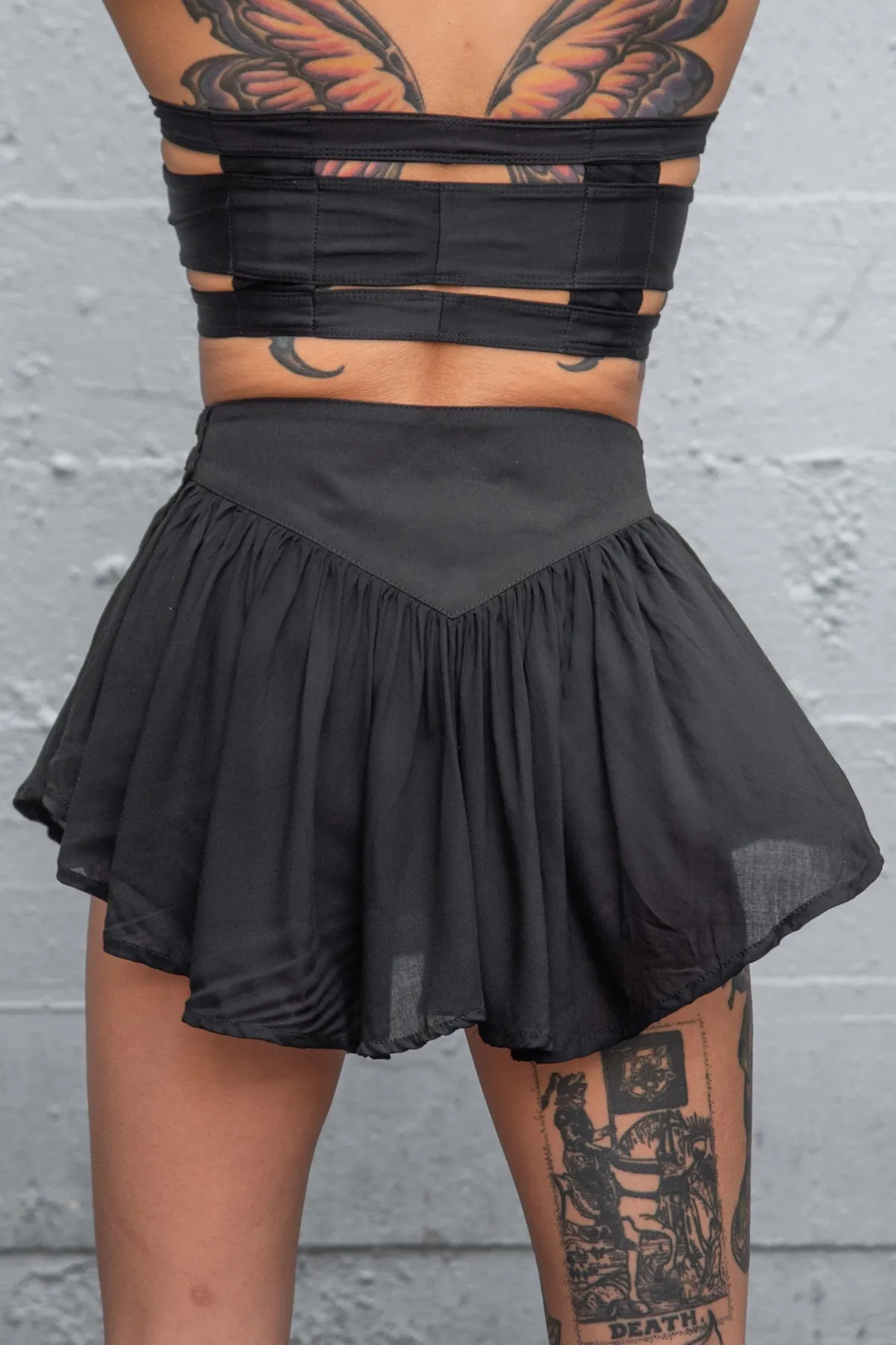 5D x Stellar Dust Hemera Mini Skirt - rayon