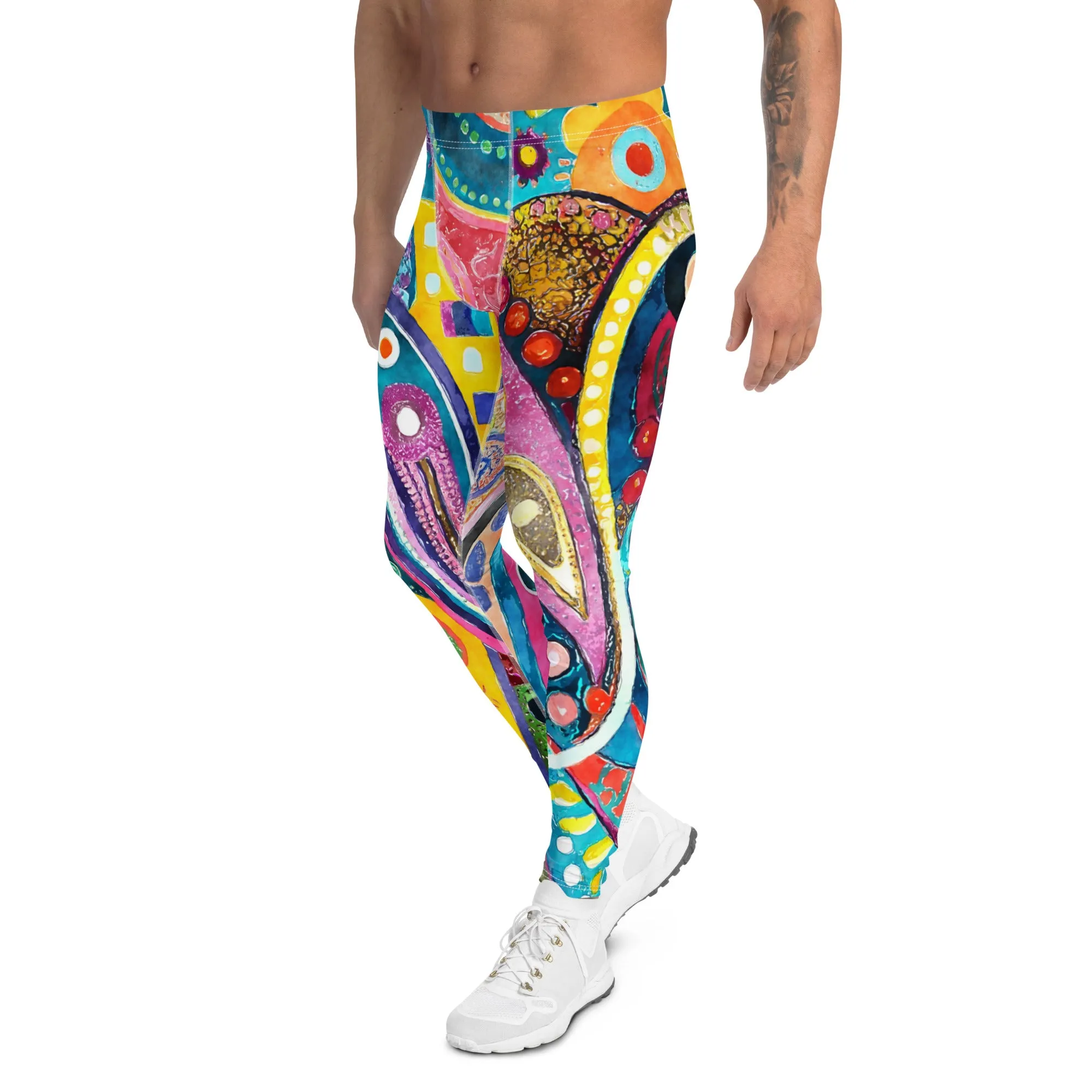 Abstract Expression Men’s Leggings