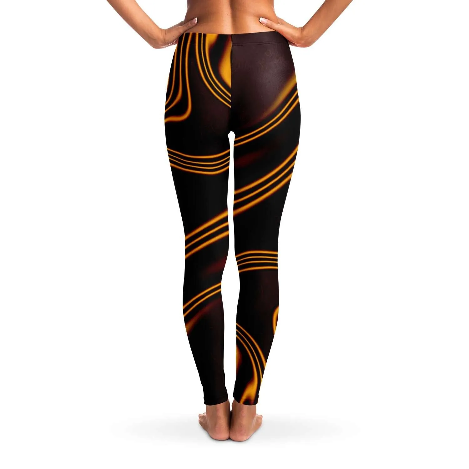 Abstract Gold streams Leggings, Women&#39;s Stretch,casual/gym/yoga/lounge, comfortable,chillout wear,Christmas/Thanksgiving Gifts