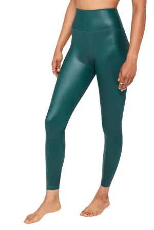 Ada Wet Look HW 7/8 Legging, Deep Forest