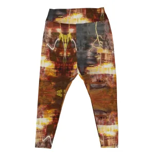 All-Over Print Plus Size Leggings. EL MAR 2.