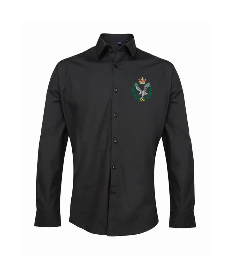 Army Air Corps Embroidered Long Sleeve Oxford Shirt