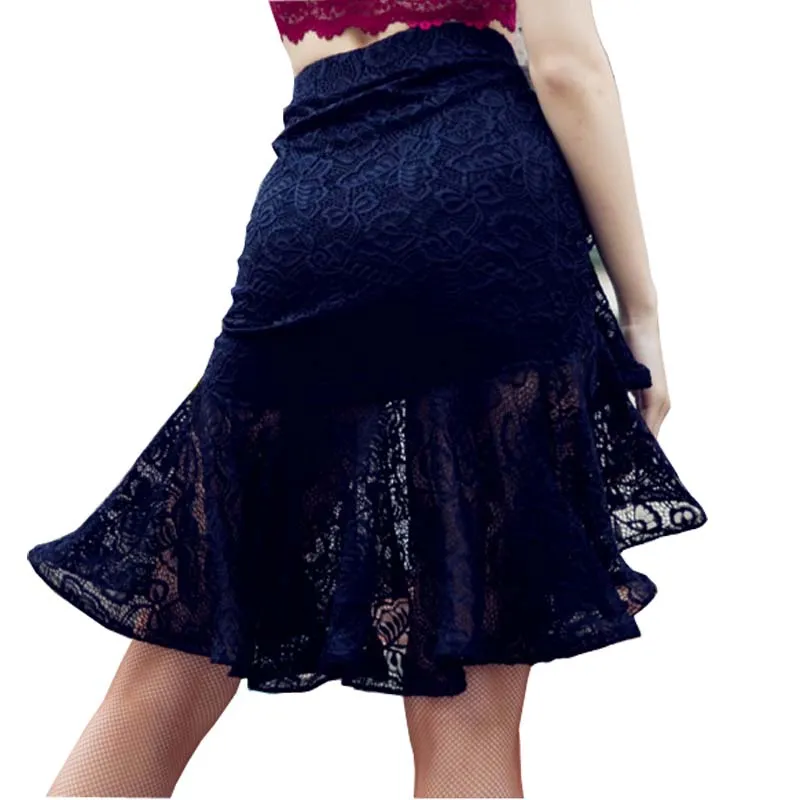 Asymmetric Short Latin Skirt