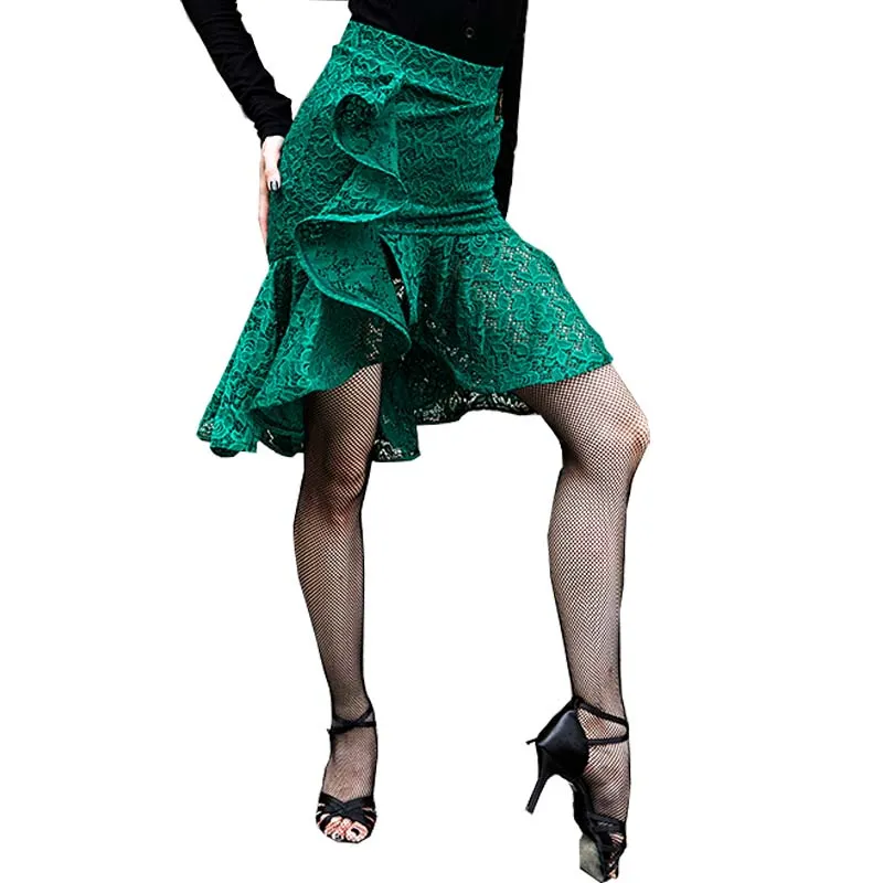 Asymmetric Short Latin Skirt