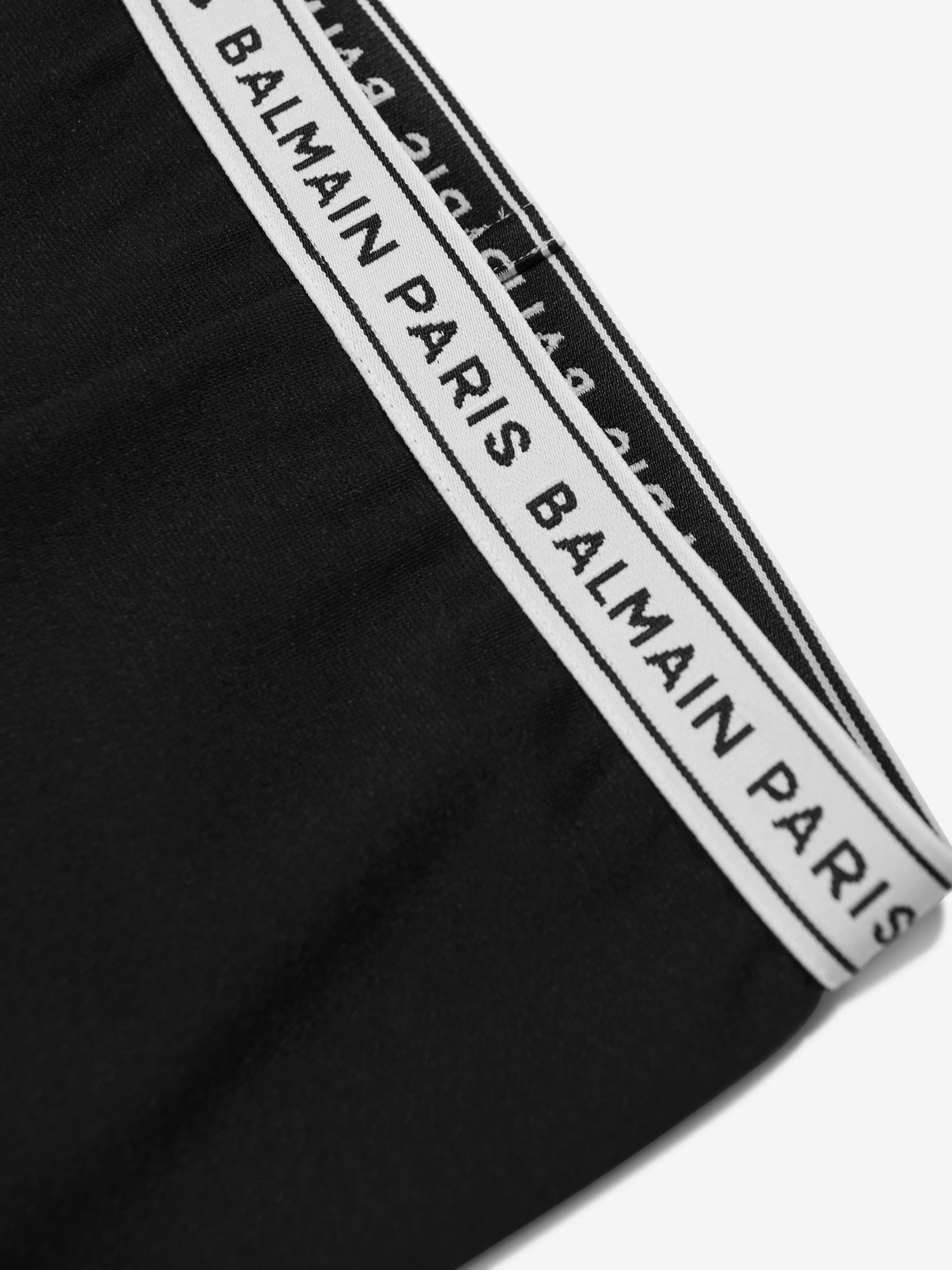 Balmain Baby Girls Logo Leggings in Black