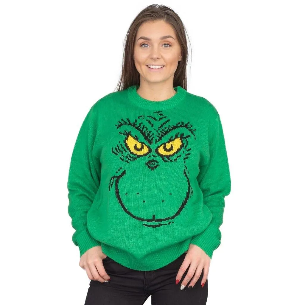 Big Face Grinch Sweater