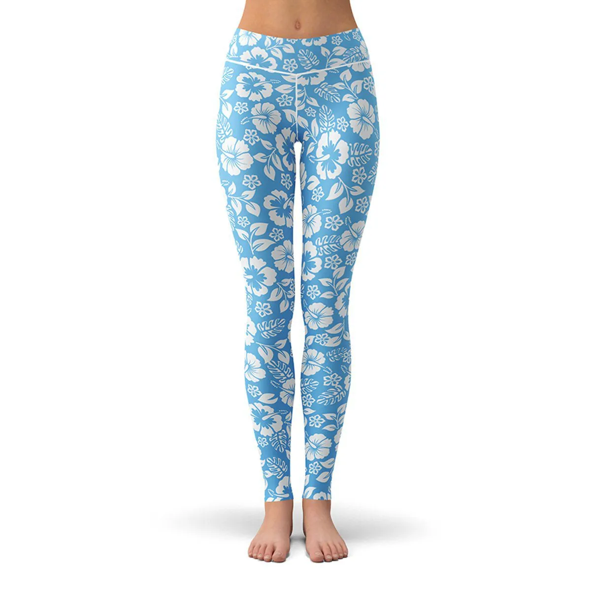 Blue Bloom Leggings