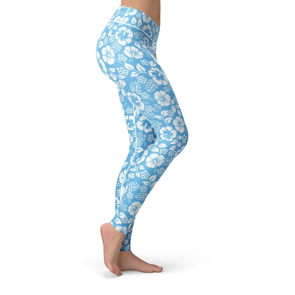 Blue Bloom Leggings