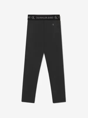 Calvin Klein Girls Logo Tape Leggings