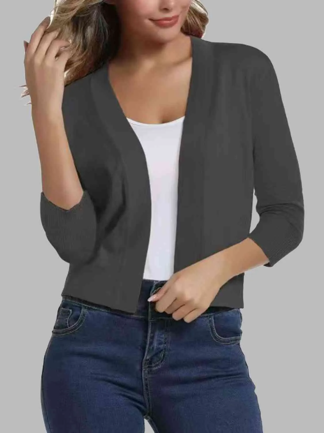 Cardigan Open Front