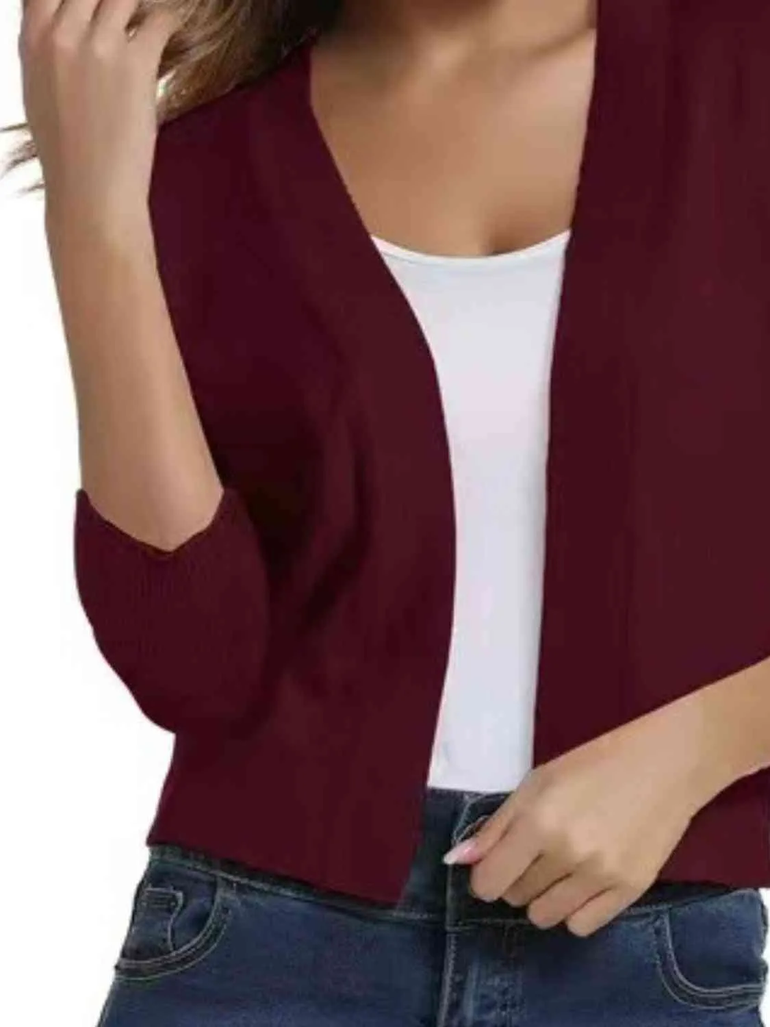 Cardigan Open Front