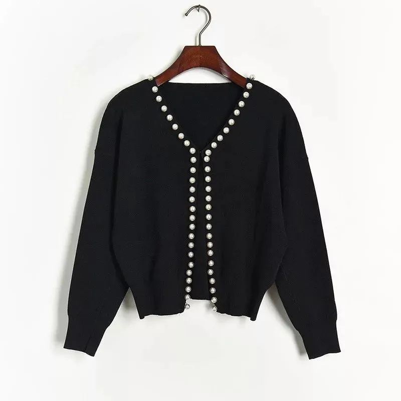 COCO PEARLS CARDIGAN