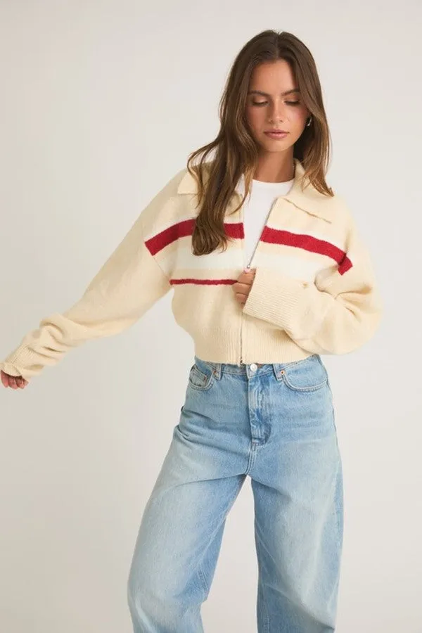 Collared Sweater Crop