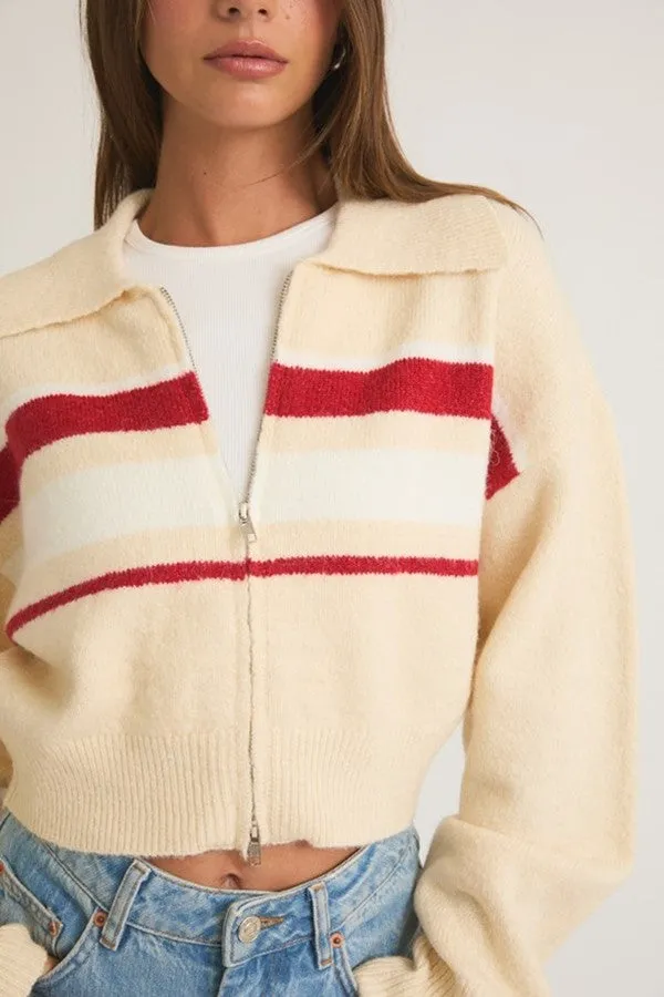 Collared Sweater Crop