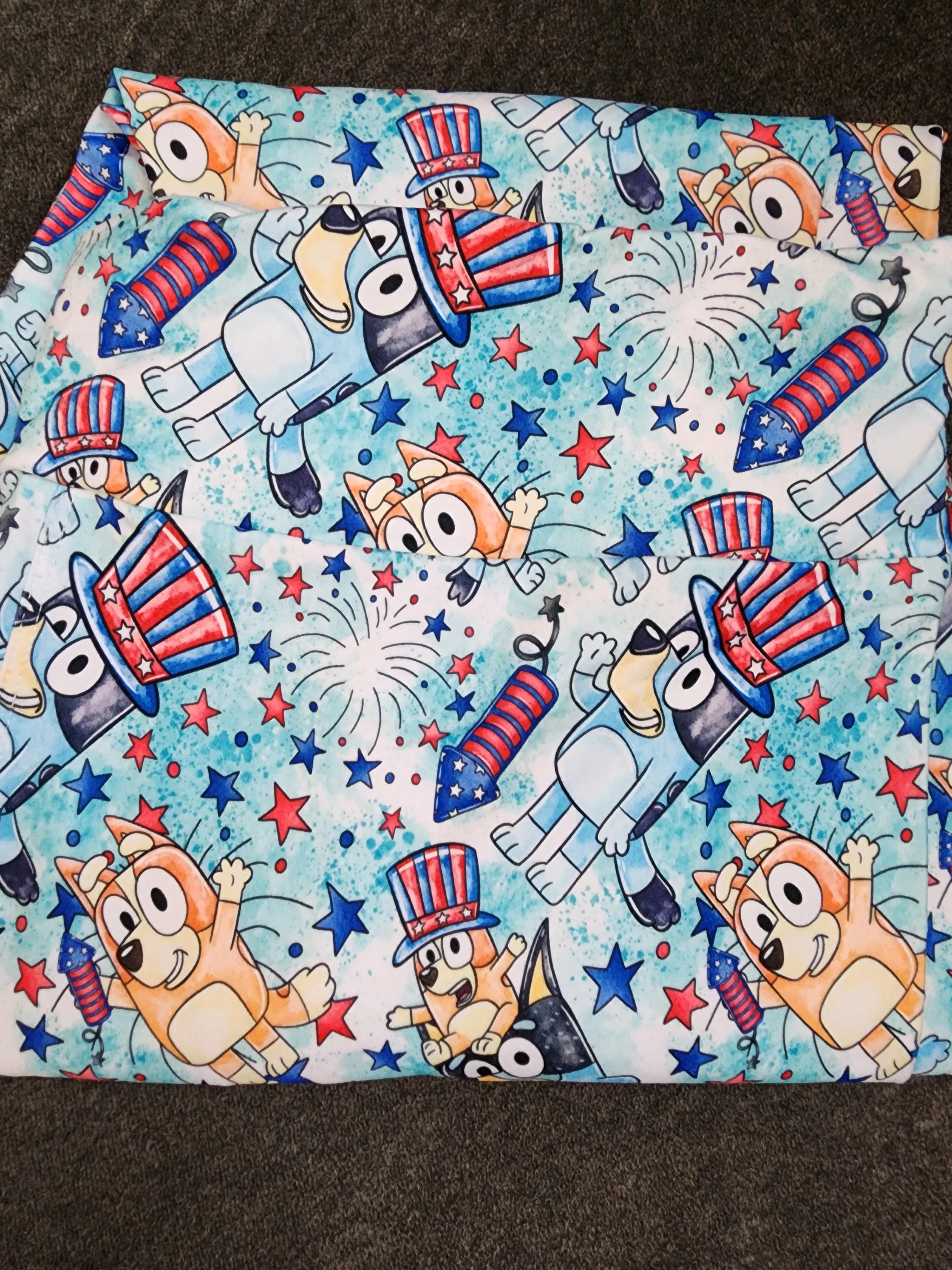 *CP Bluey and Bingo 4th of July Leggings