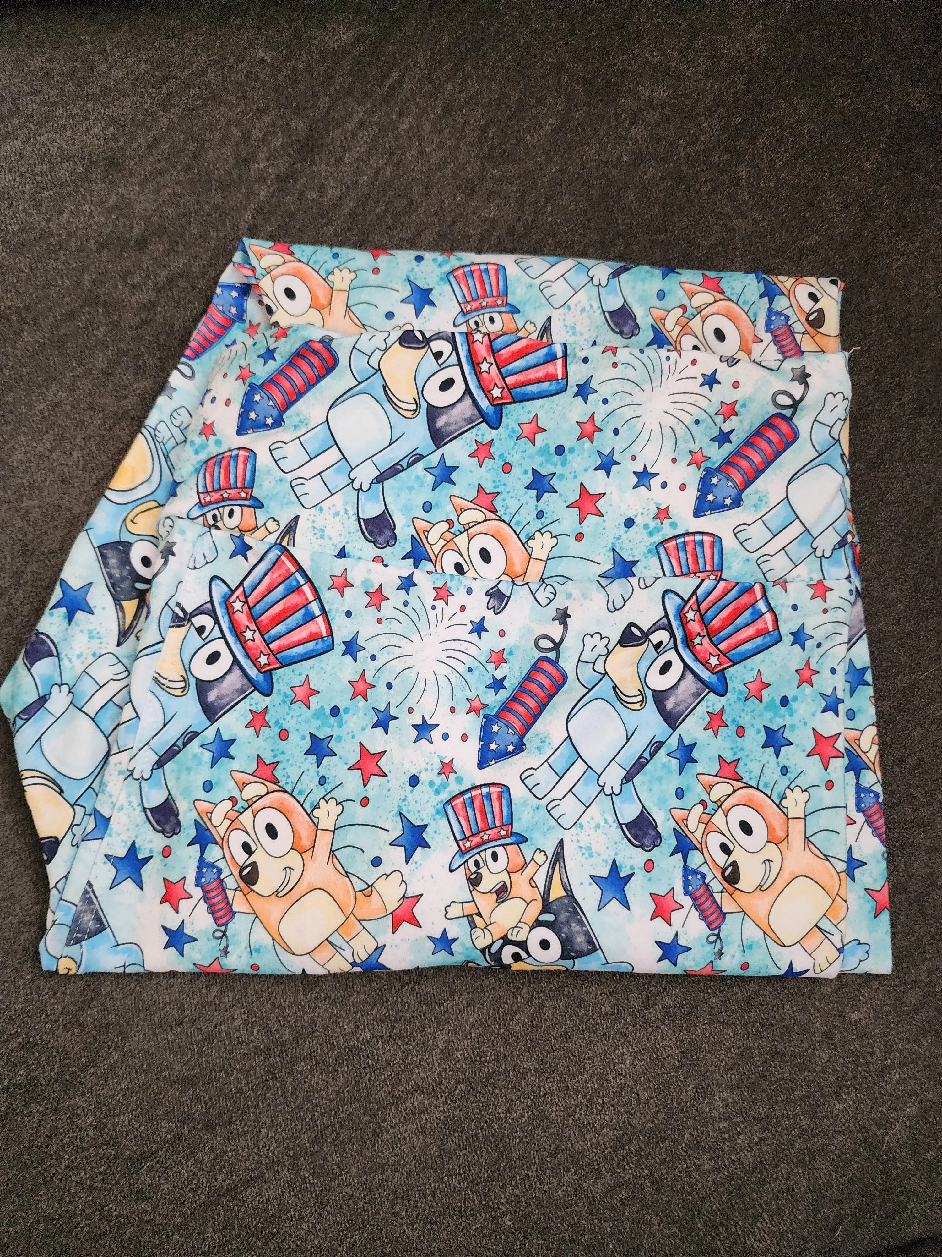 *CP Bluey and Bingo 4th of July Leggings