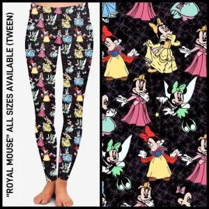 Custom Design Kids Leggings - Royal Mouse