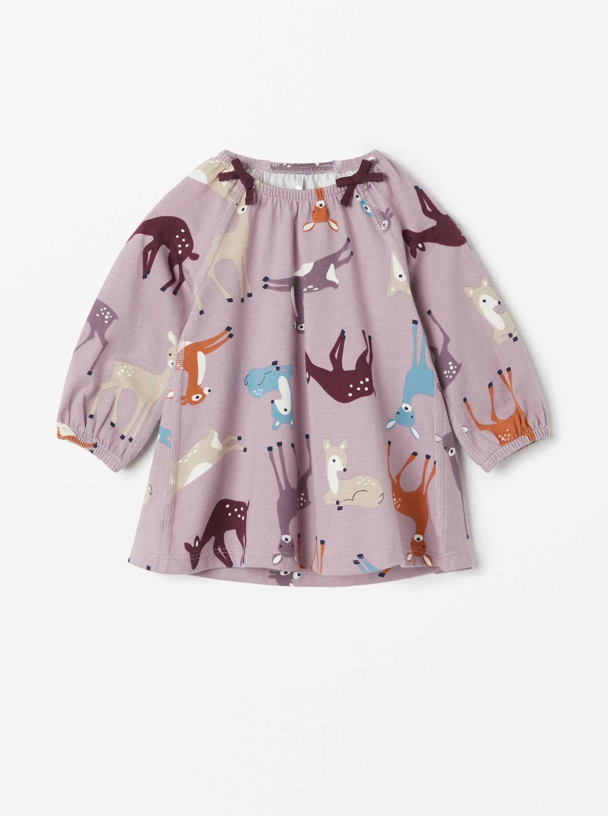 Deer Print Baby Dress