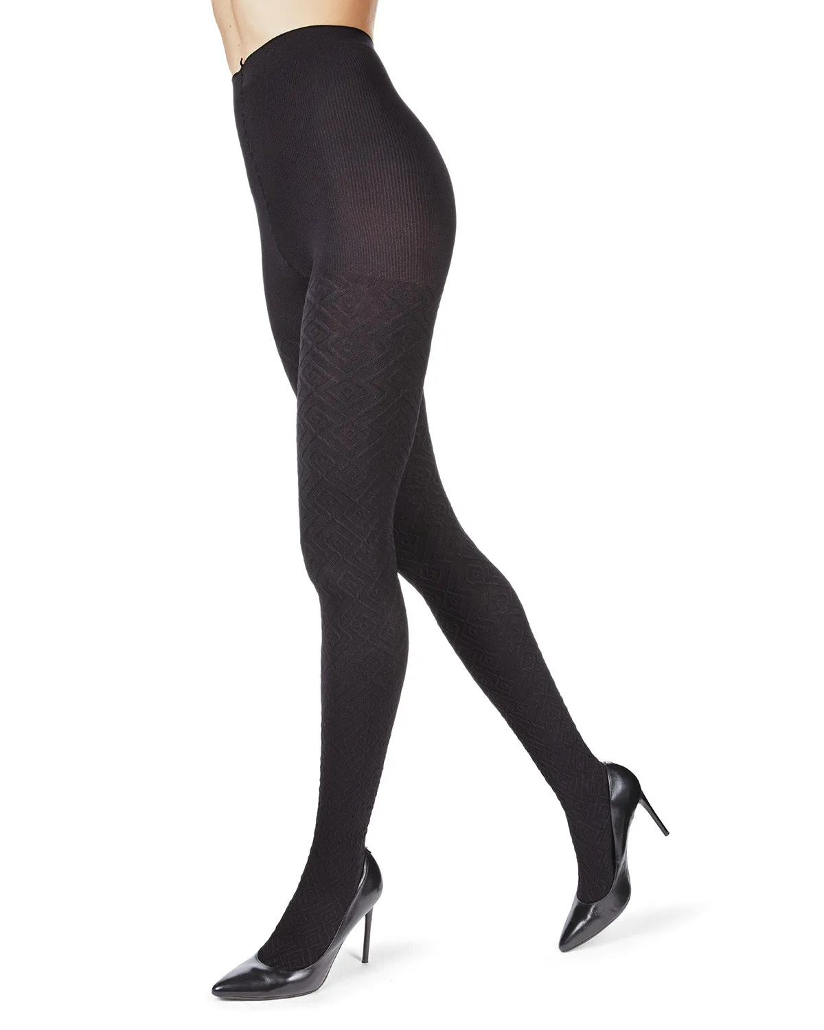 Diamond Fill Control Top Tights