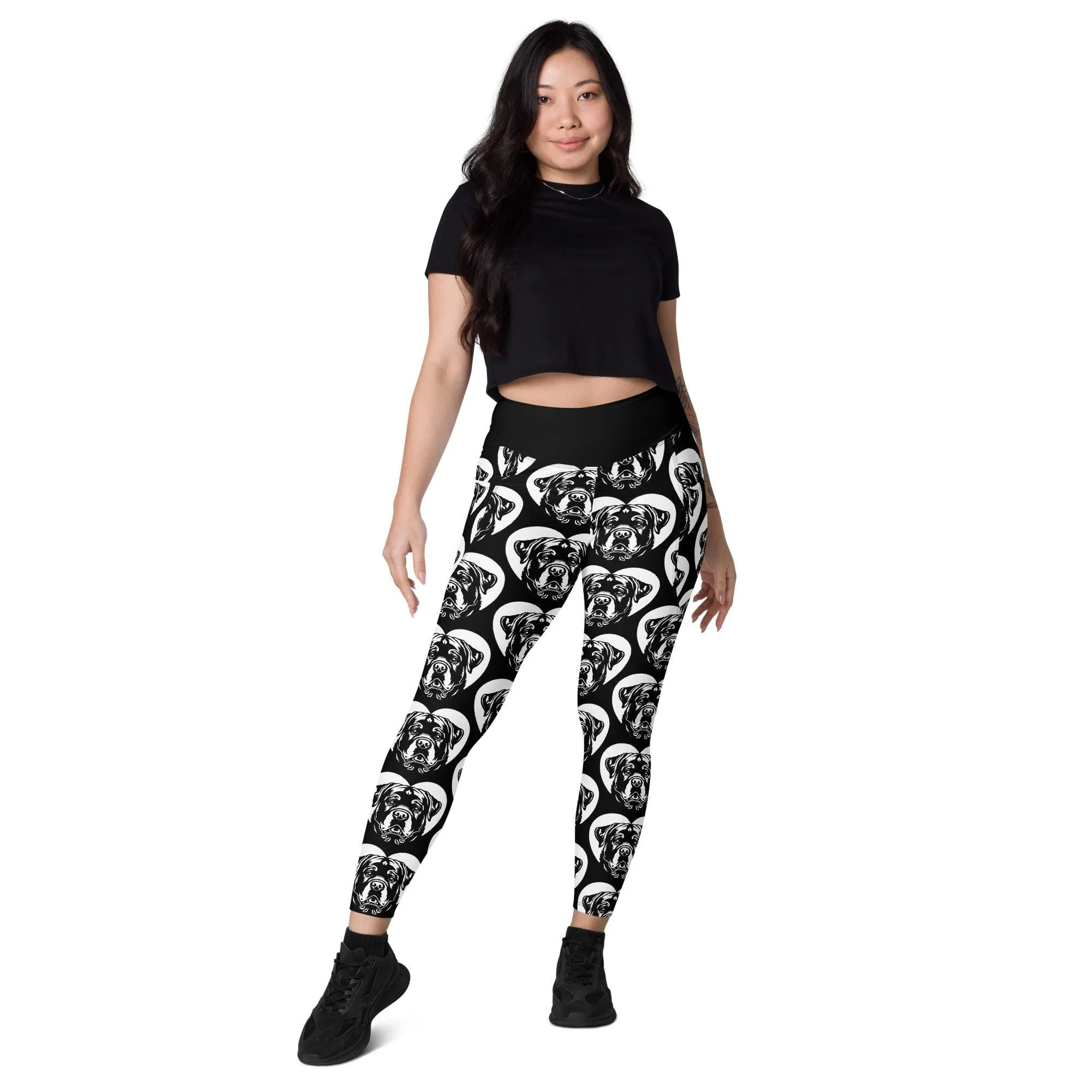 DOG BREED LEGGINGS with pockets - ROTTWEILER - HERTTAHOUND