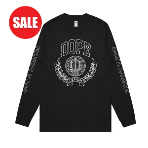 Dope University / Black Longsleeve T-shirt