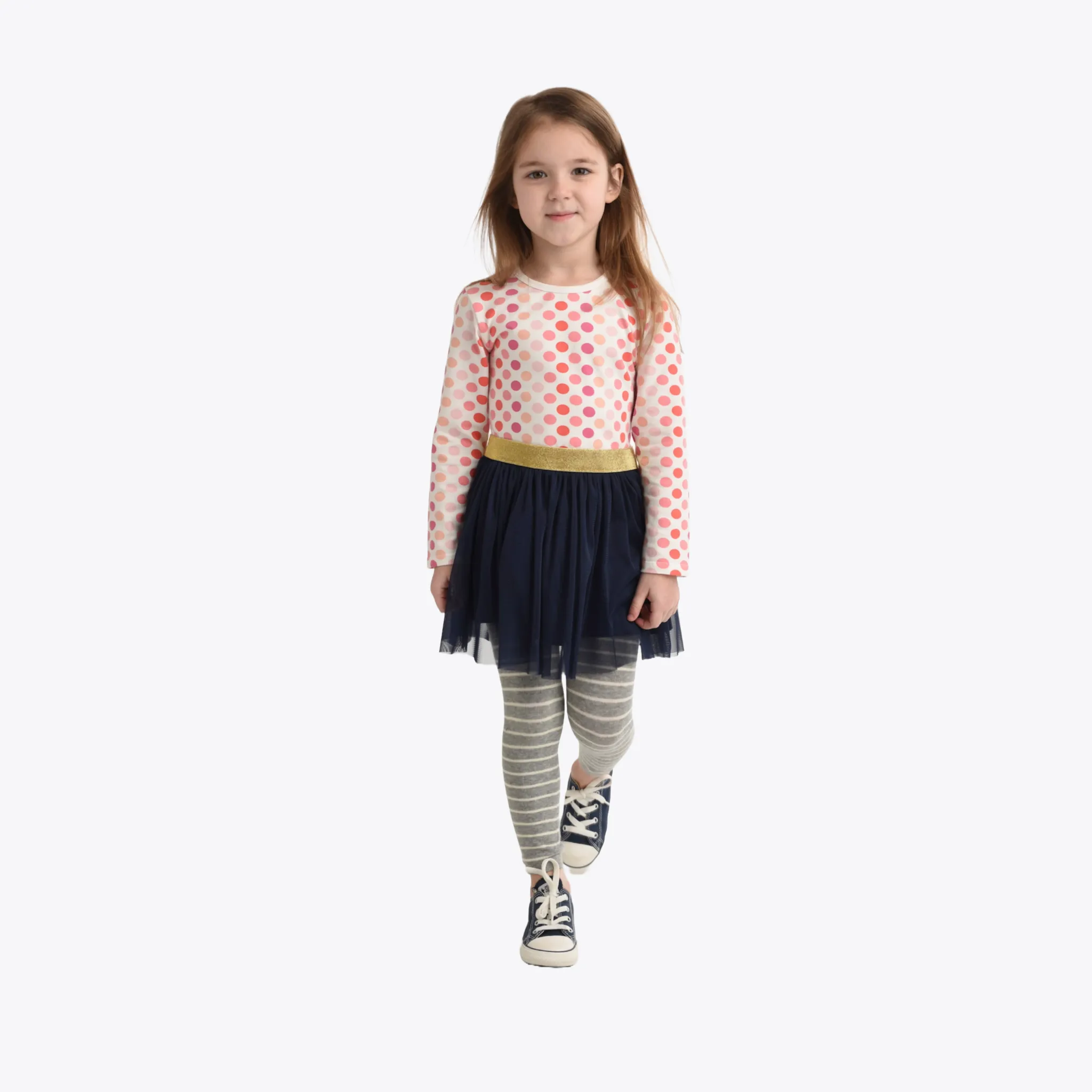 Dots & Stripes Grey | Leggings (Set of 2)