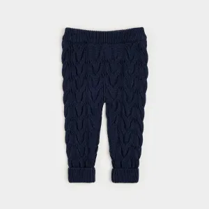 Dress Blues Sweater Knit Leggings