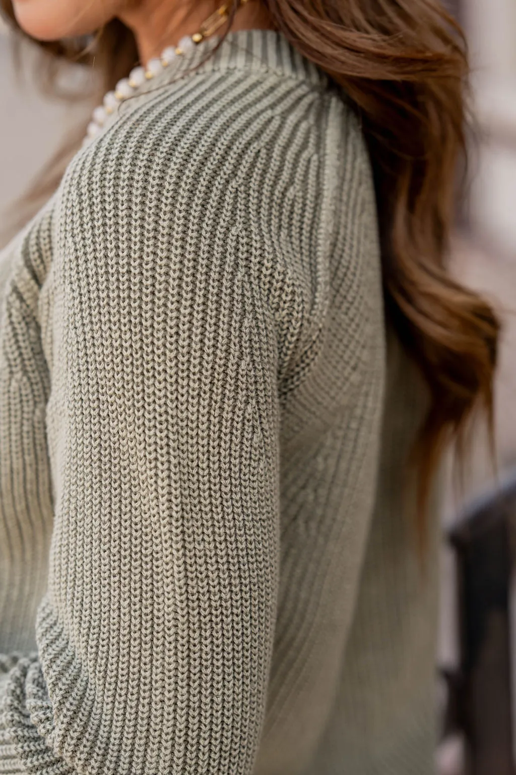 Edgy Knit Sweater