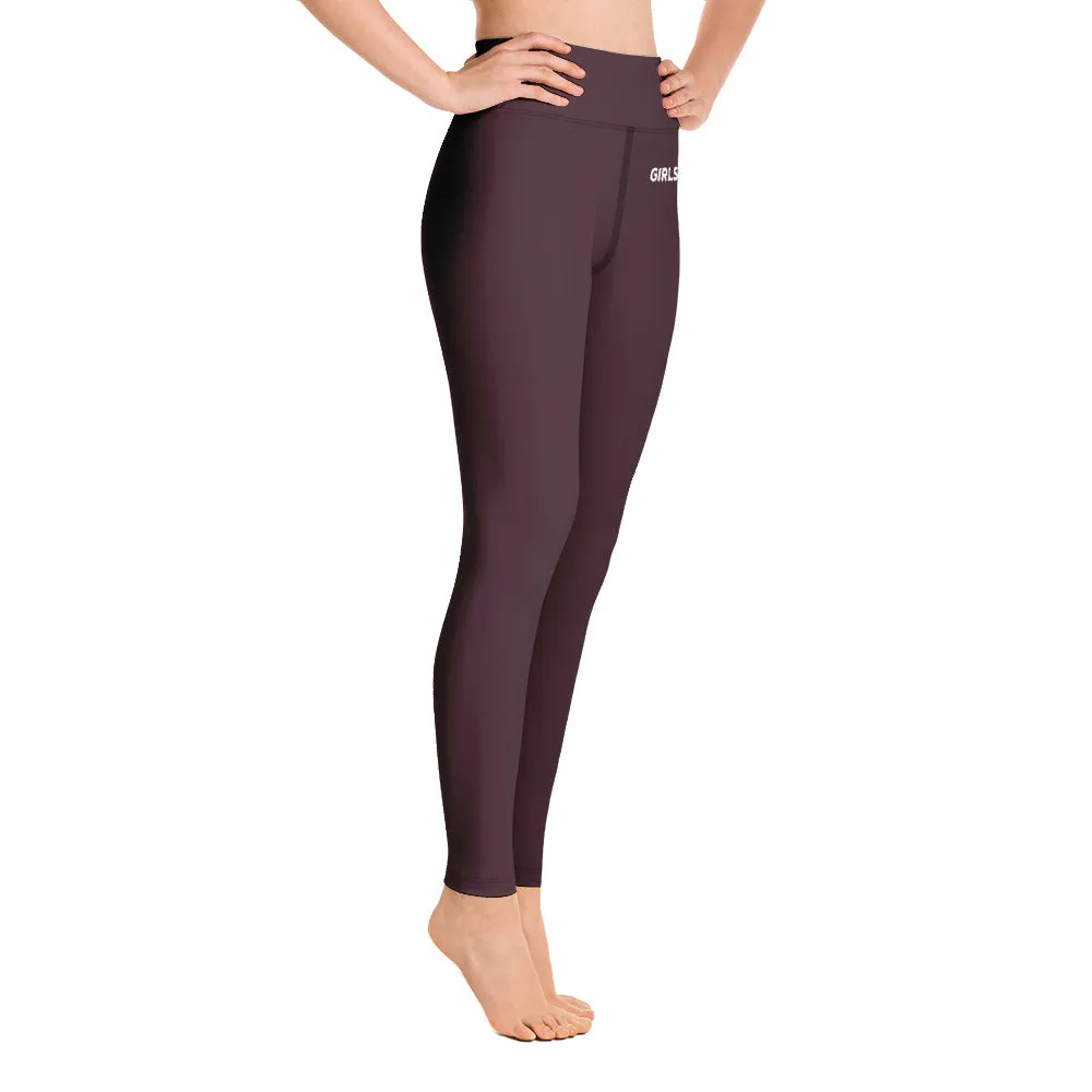 ELEVATED ESSENTIALS, BOOTY BOOSTING HIGH WAISTBAND LEGGING CABERNET