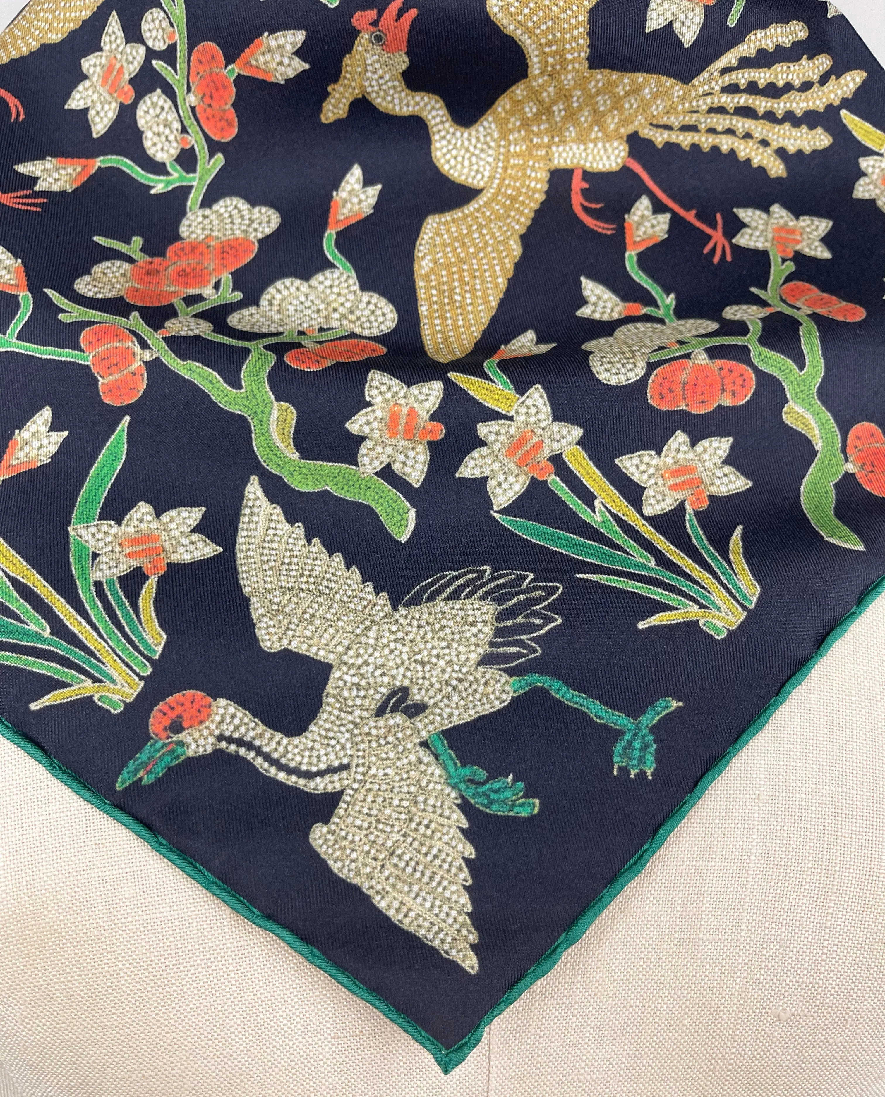 Elwyn Beaded Crane Bandana