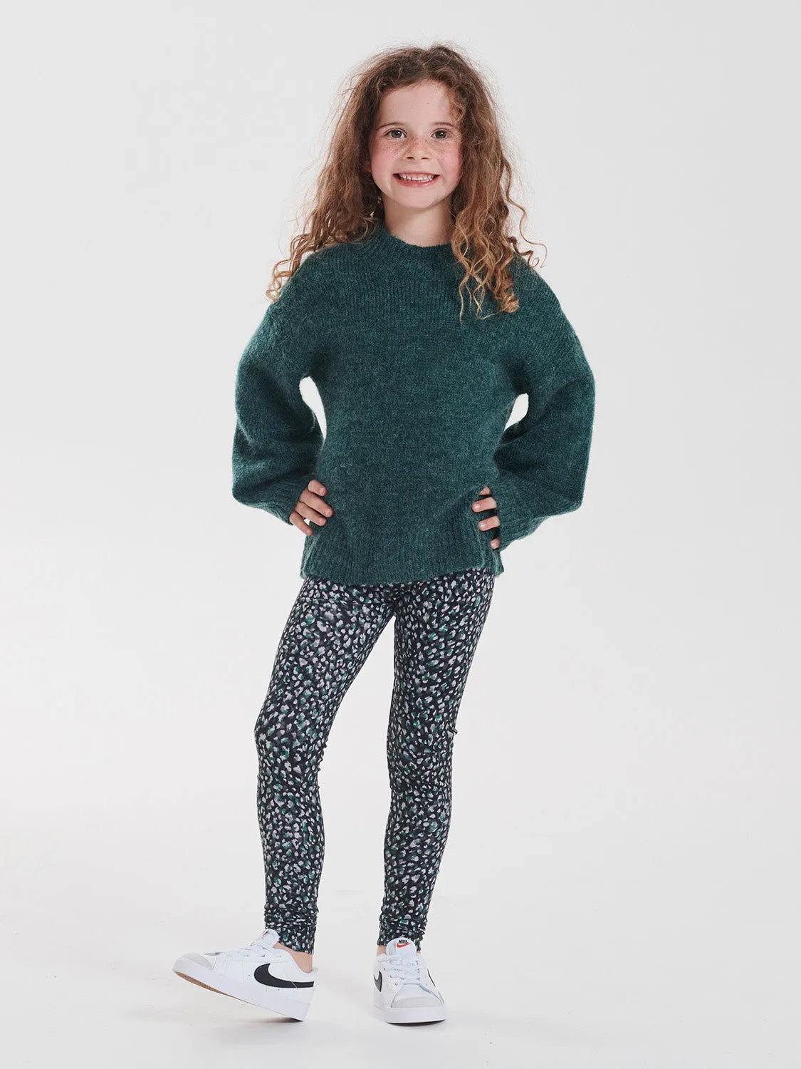 Ena Pelly Kids Printed Legging - Cheetah Print