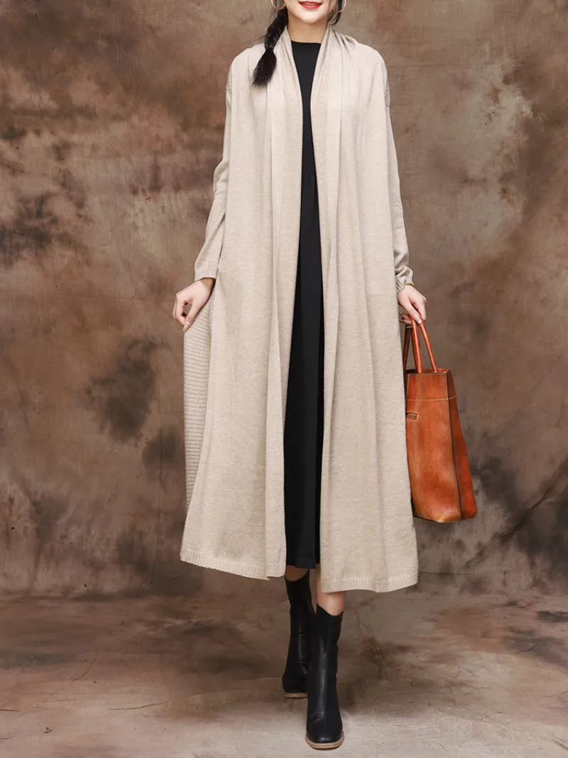 Everyday Luxury Side pocket Cardigan Coat