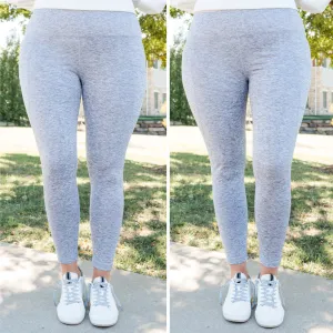 Fall Behind Leggings, Gray