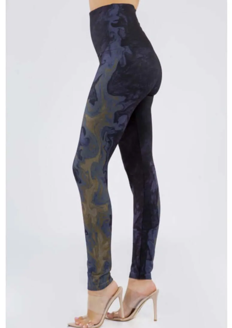 Fancy Like That Tummy Control Leggings Made in USA - Plus Size - Clearance Final Sale