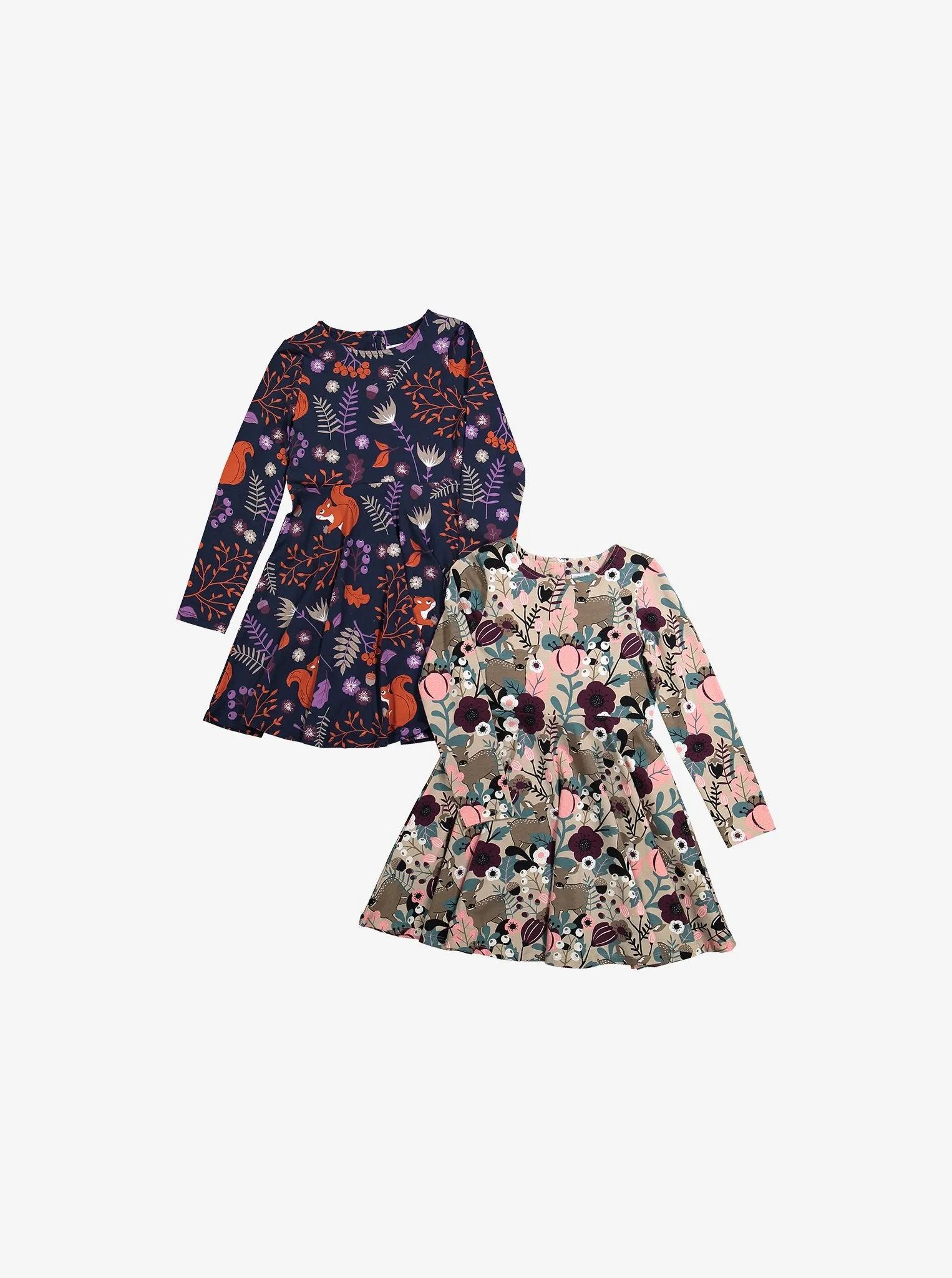 Fawn and Flowers Kids Dress