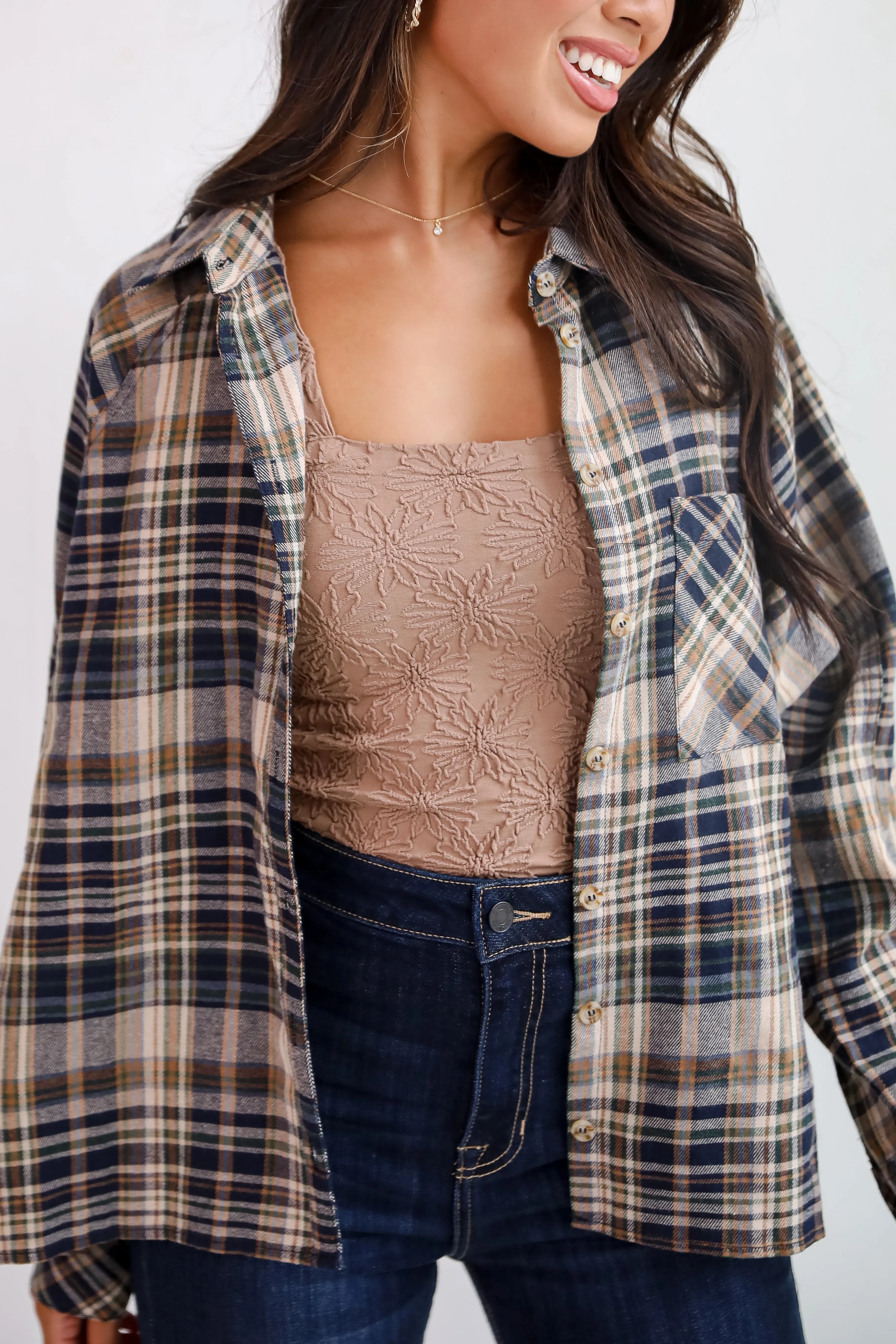 FINAL SALE - Autumn Concept Plaid Flannel