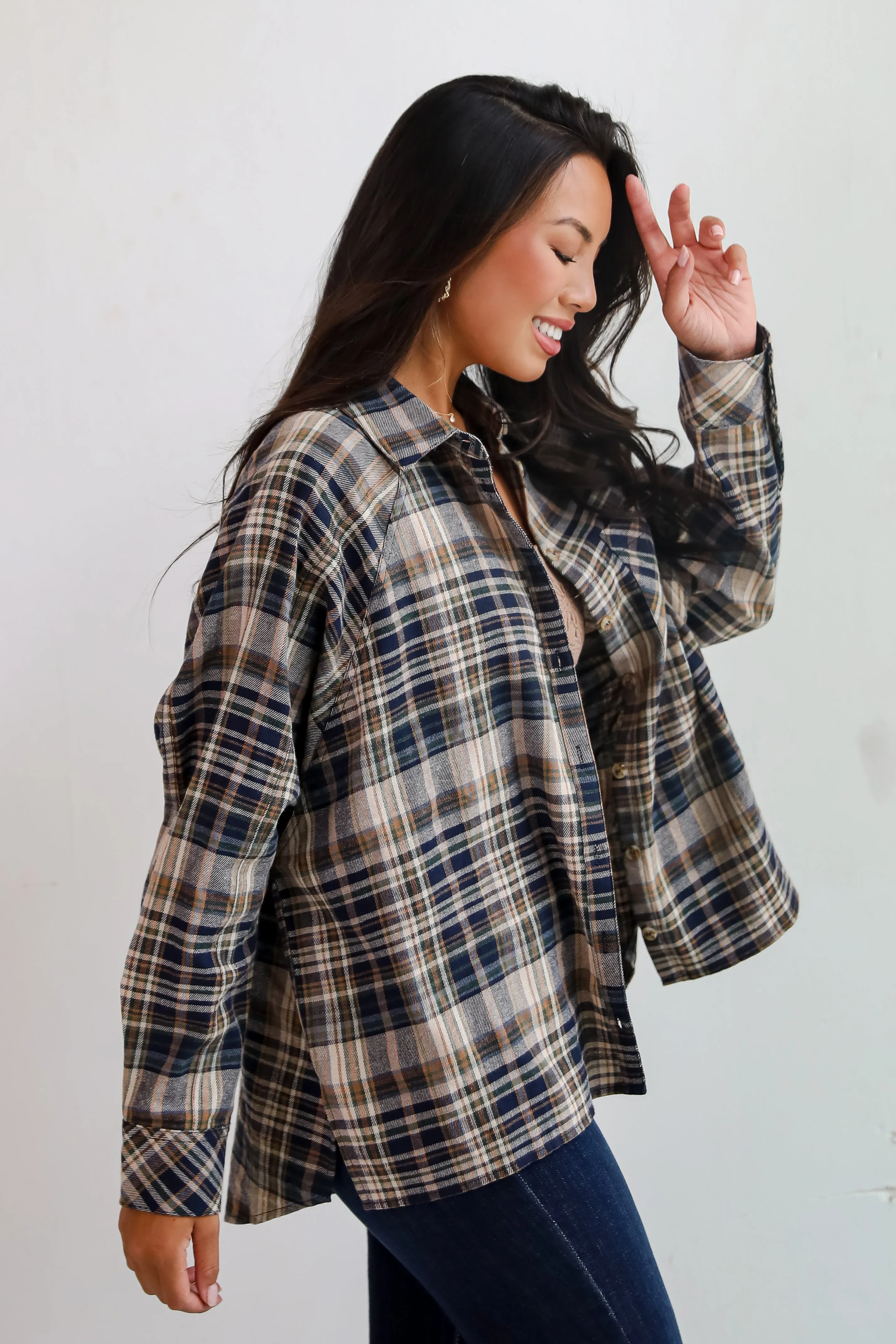 FINAL SALE - Autumn Concept Plaid Flannel