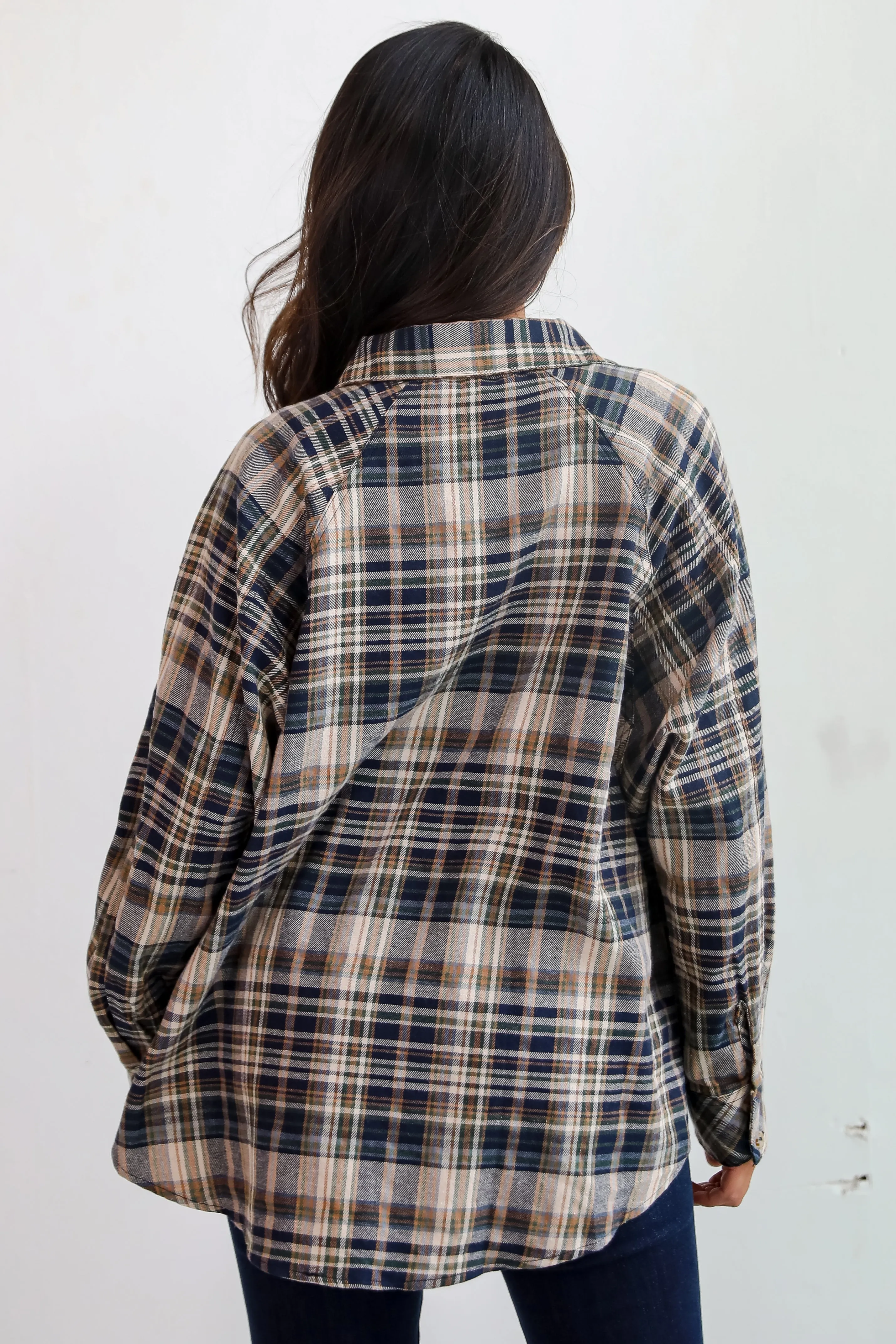 FINAL SALE - Autumn Concept Plaid Flannel