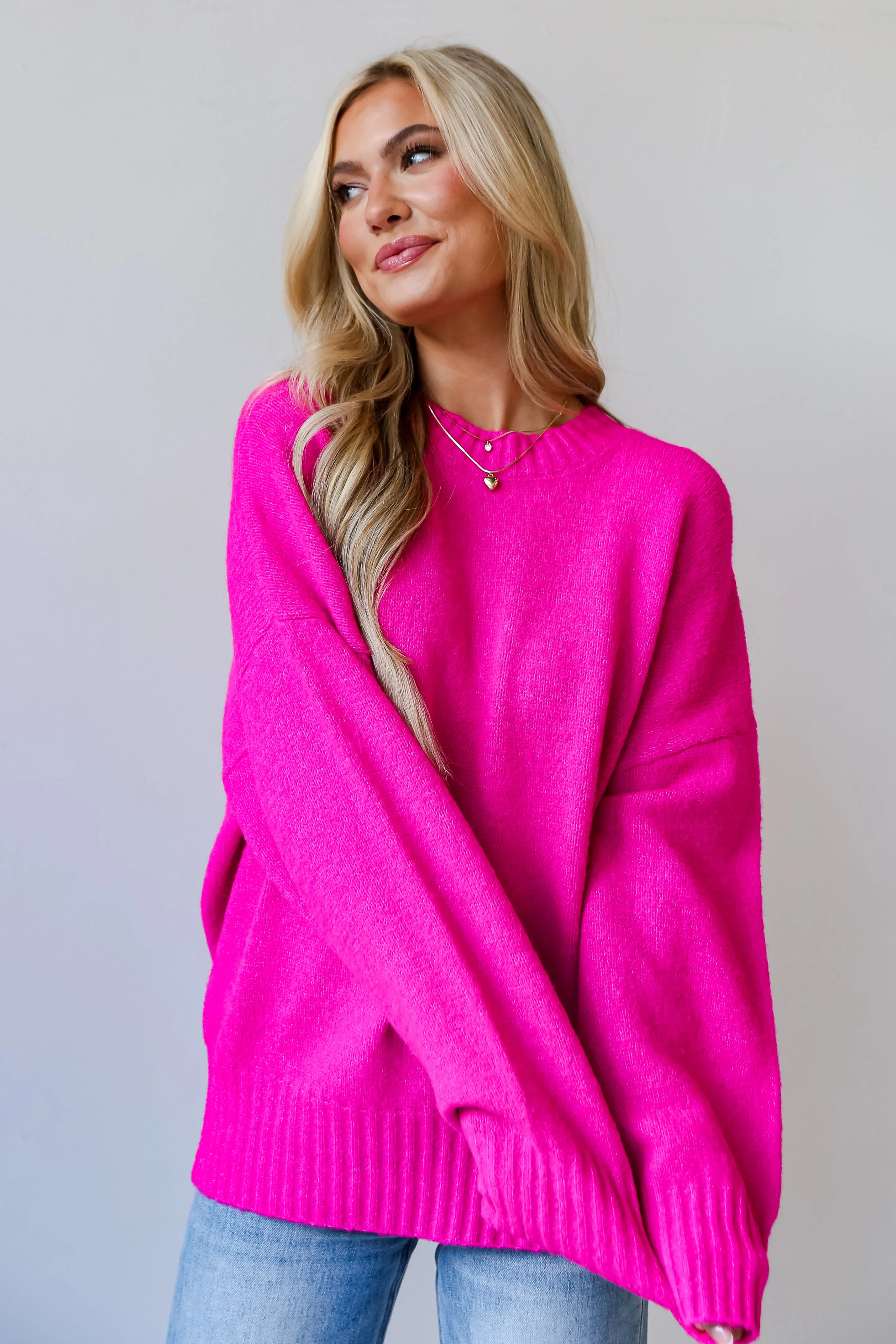 FINAL SALE - Macey Oversized Sweater - DU DEAL