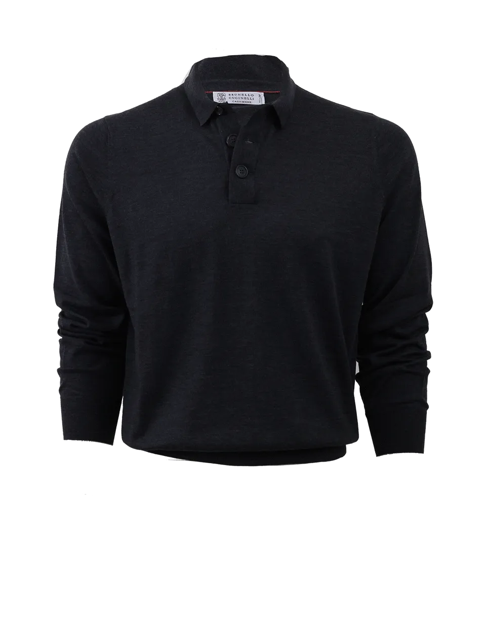 Fine Gauge Polo Shirt