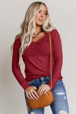 Finley Lace Crochet Top