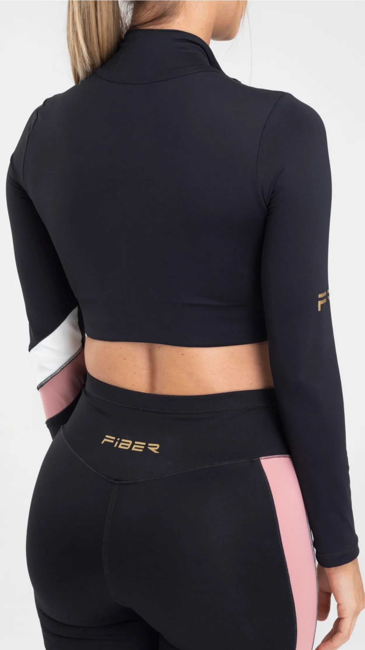 Fitness Long Sleeve Top with Front Zipper