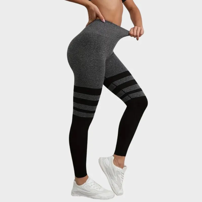 FLAVIA - Sportleggings med randiga detaljer för kvinnor