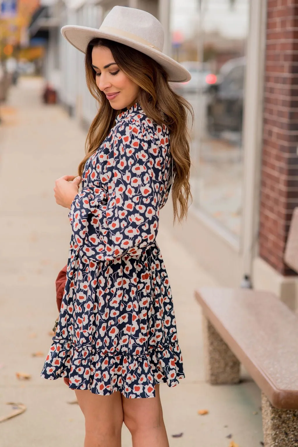 Floral Fun Cinched Dress