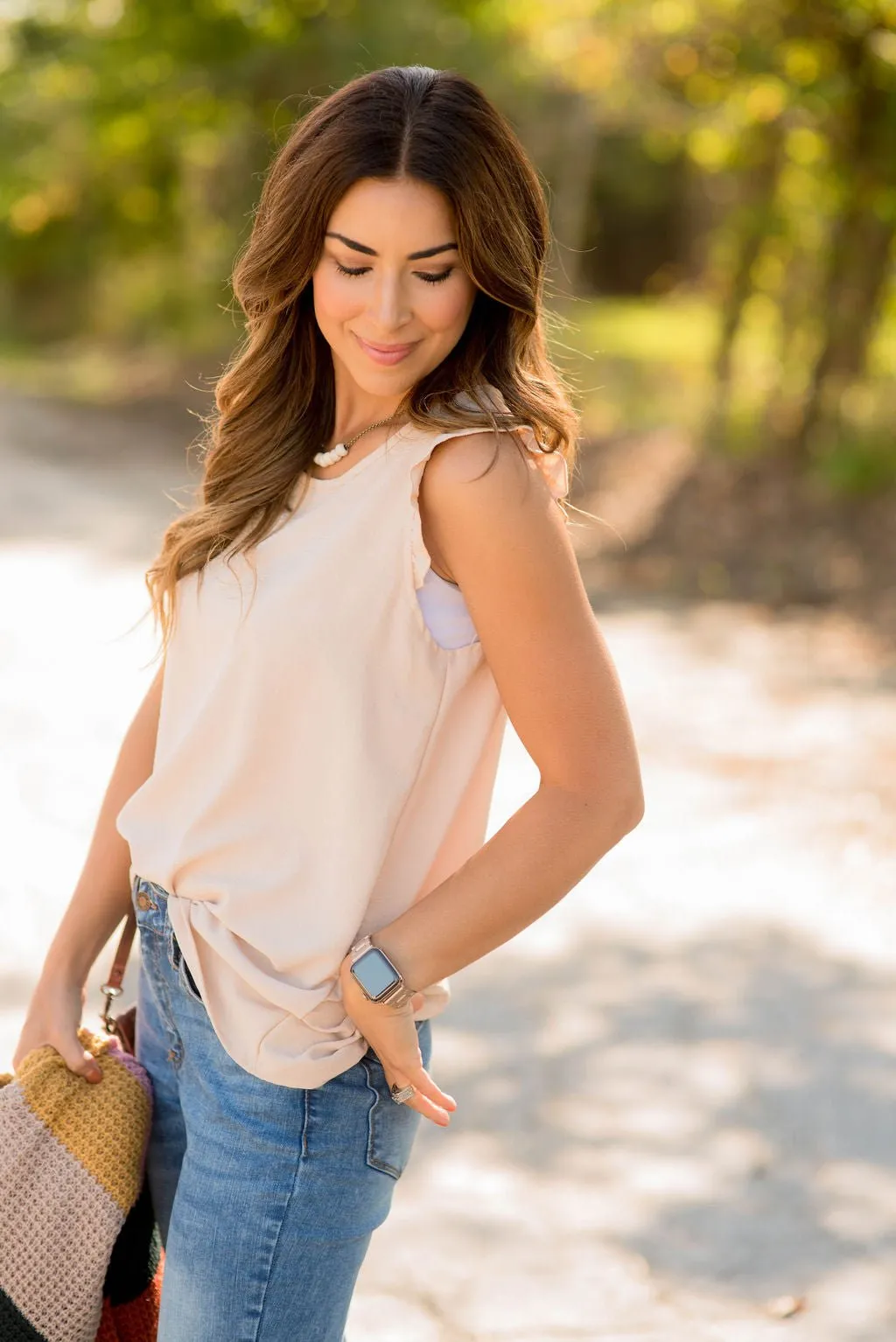 Flutter Dressy Blouse Tank