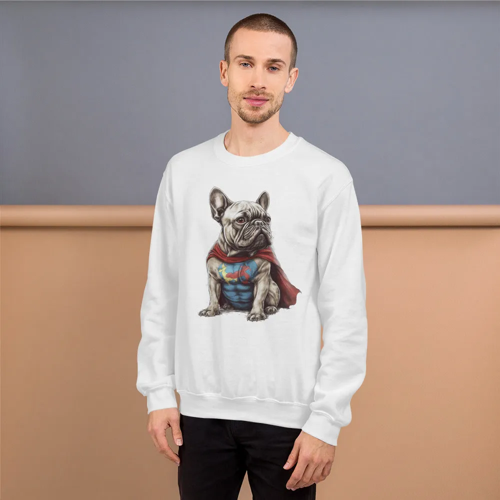 Frenchie Devotion Unisex Sweatshirt: Comfort and Style for Dog Admirers