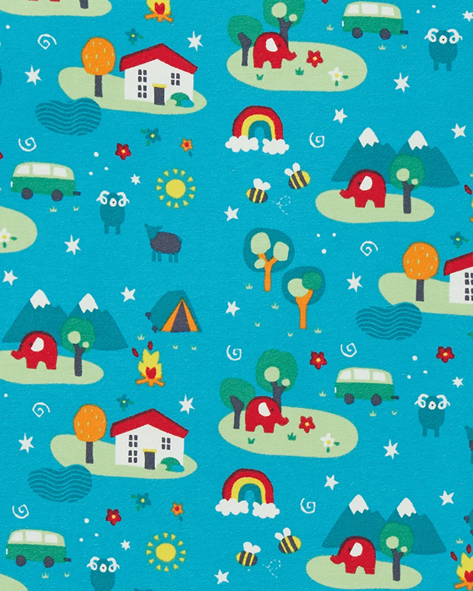 Frugi Babipur World Libby Printed Leggings