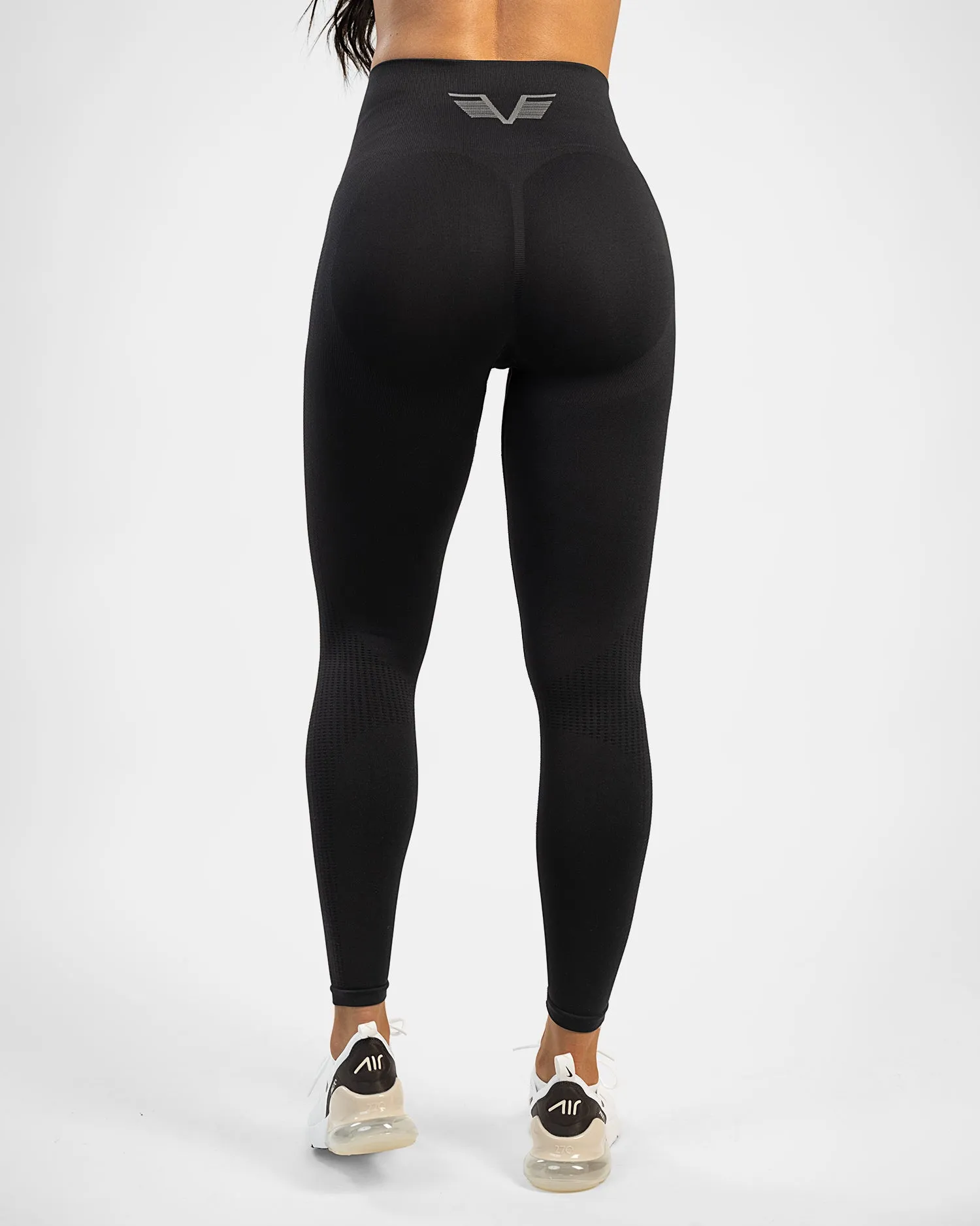 GAVELO Seamless Booster Black Tights